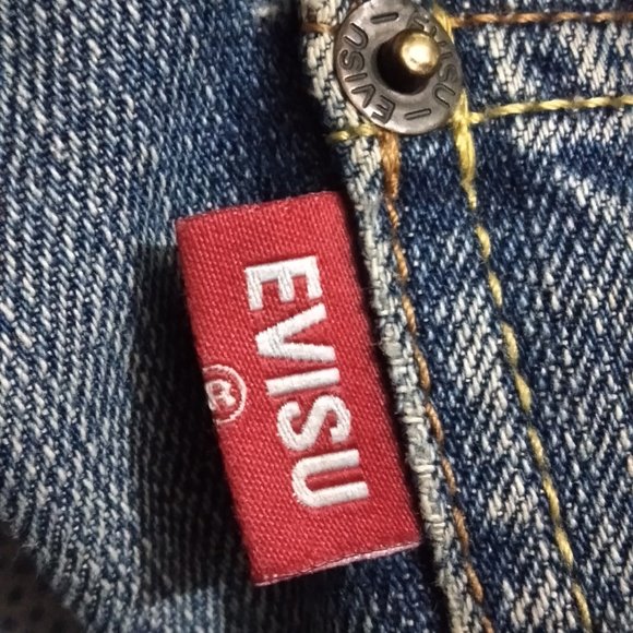 Original vintage evisu genens jeans - Picture 14 of 14